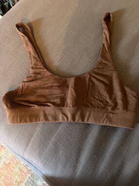 SKIMS Bralette in Chocolate Brown